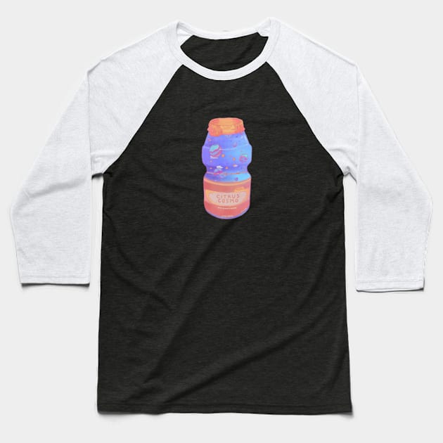 yakult, space, neon, cute, Planets, Galaxy, Kawaii, Pastel Baseball T-Shirt by Rice Paste